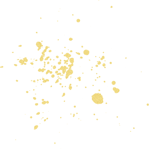 Abstract Gold Splash Stroke