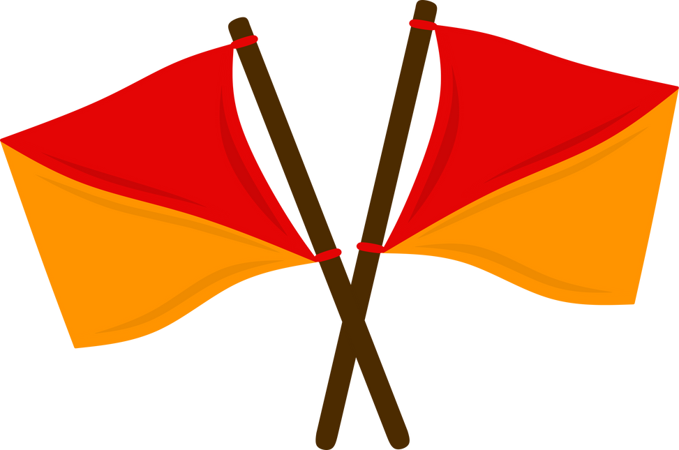 Semaphore scout flag